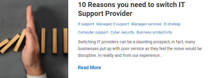 10_reasons to switch IT provider